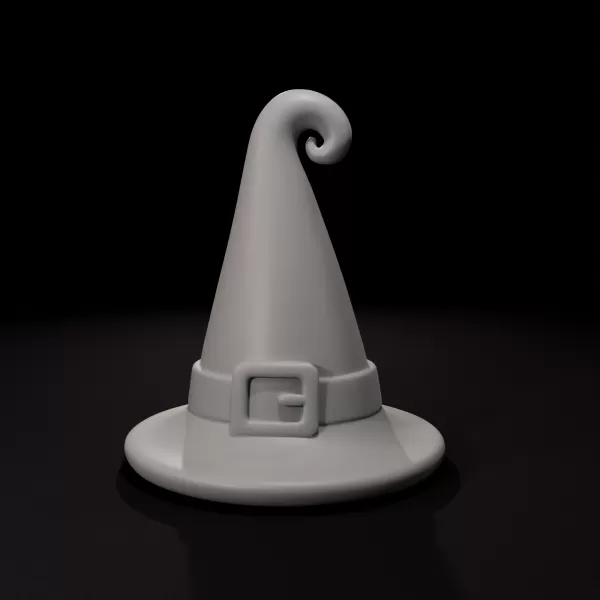Witch's hat 3D Printed Mold - Model preview 4