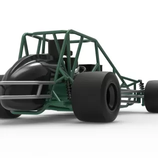 Pavement Silver Crown Car Base Scale 1:25 - Model thumbnail 19