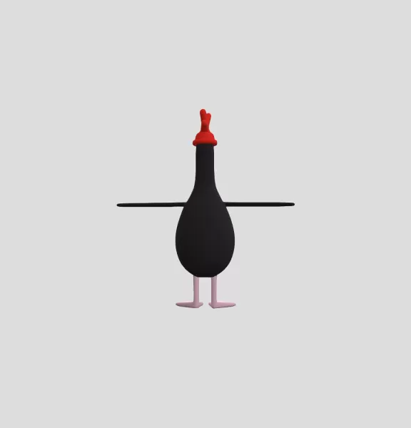 feathers mcgraw - Model preview 3
