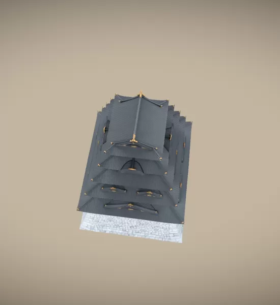 Edo Castle - Model preview 4