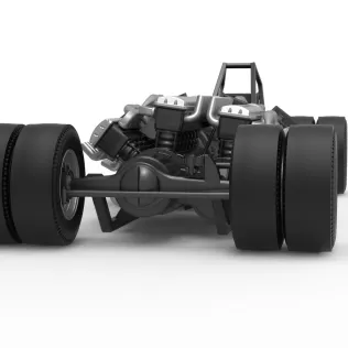 Vintage AWD Dragster Base Scale 1:25 - Model thumbnail 6