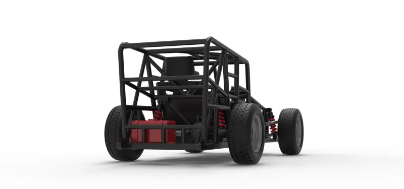 Dwarf car Base Scale 1:25 - Model preview 19