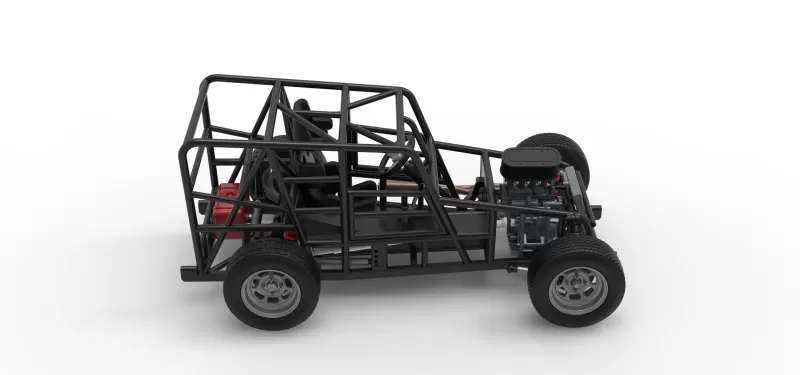 Dwarf car Base Scale 1:25 - Model preview 23