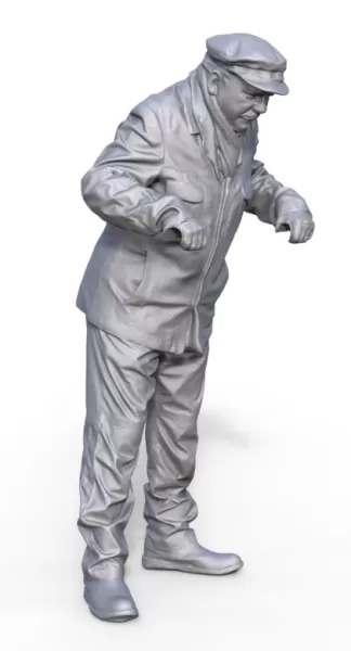 Figure for ship model fishing boat - Model preview 1