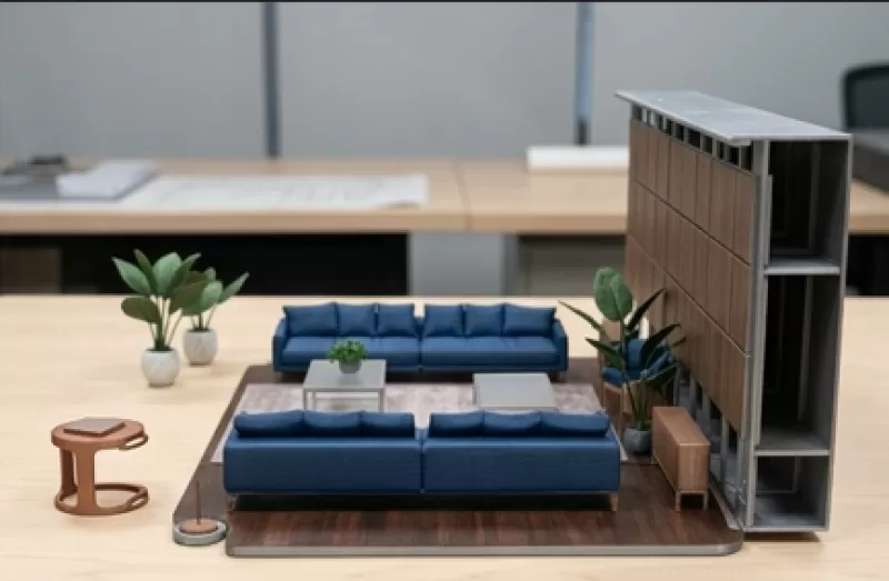 luxury penthouse interior - Model preview 2