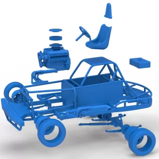 New Zealand Vintage Stock car Base Scale 1:25 - Model thumbnail 19