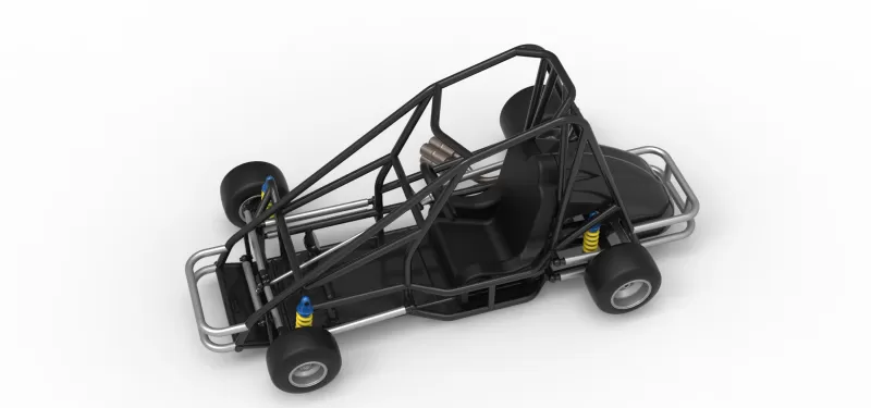 Quarter Midget Base Scale 1:16 - Model preview 4