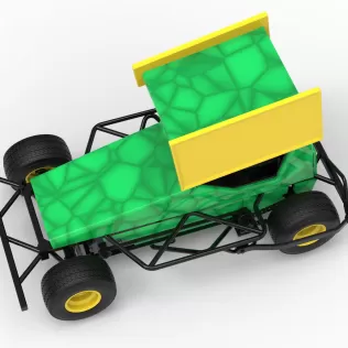 BriSCA Micro Formula 2 Stock Car Scale 1:16 - Model thumbnail 4