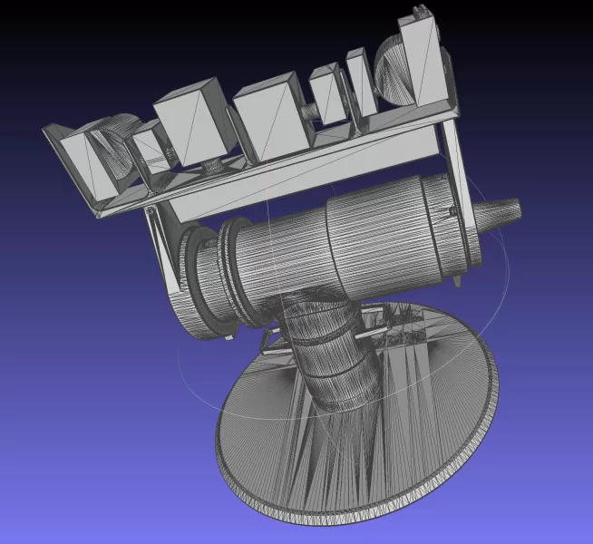 Opportunity Mars Rover Camera Head Bust - Model preview 3