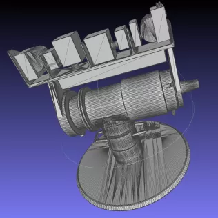 Opportunity Mars Rover Camera Head Bust - Model thumbnail 3