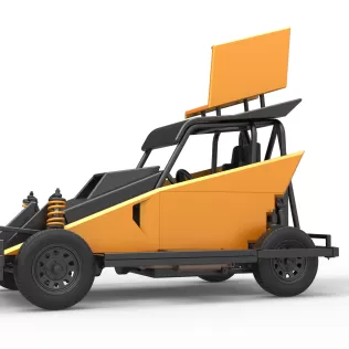 New Zealand Ministock car Version 2 Scale 1:25 - Model thumbnail 2