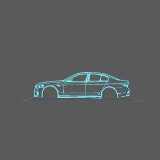 BMW - F90 M5 2022 Wall Art
