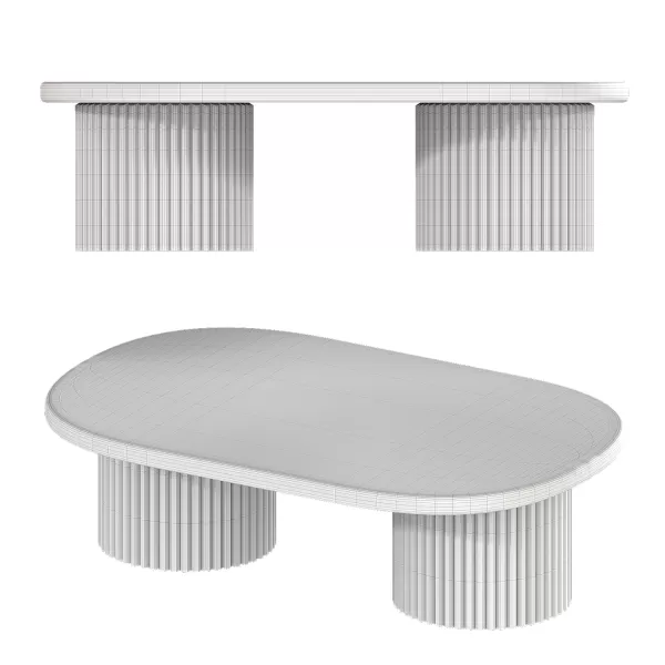 Coffee table Oranda - Model preview 1