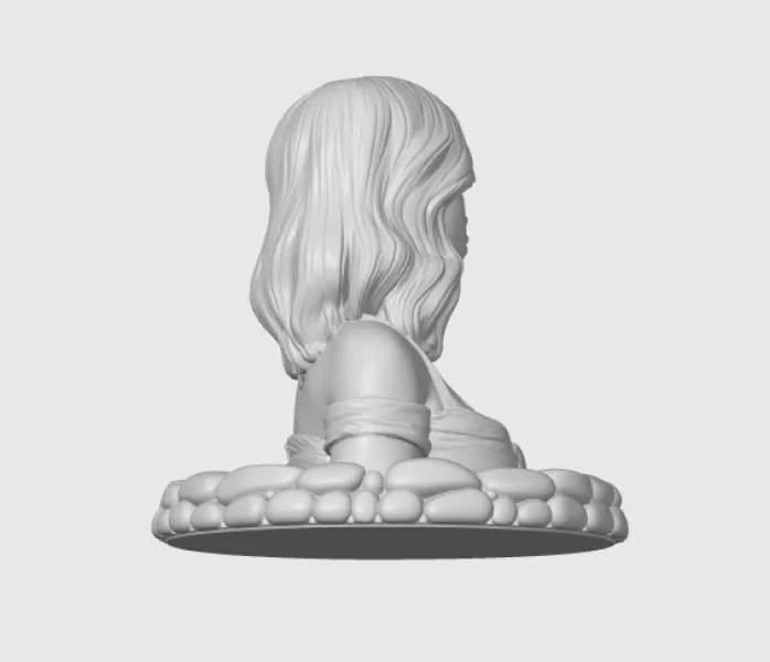 Sydney Sweeney 3D Bust - Model preview 8