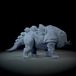 Mursuratops Alien Creature - Model thumbnail 5