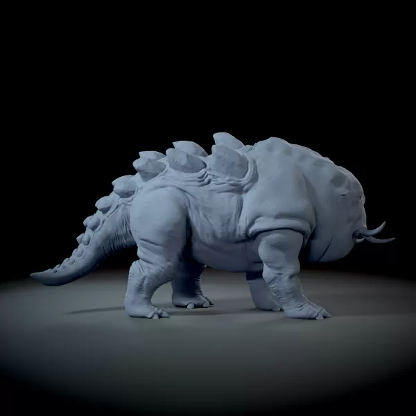 Mursuratops Alien Creature - Model preview 5