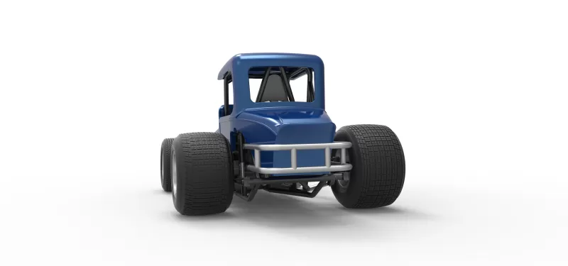 Vintage Sprint car Version 2 Scale 1:25 - Model preview 15