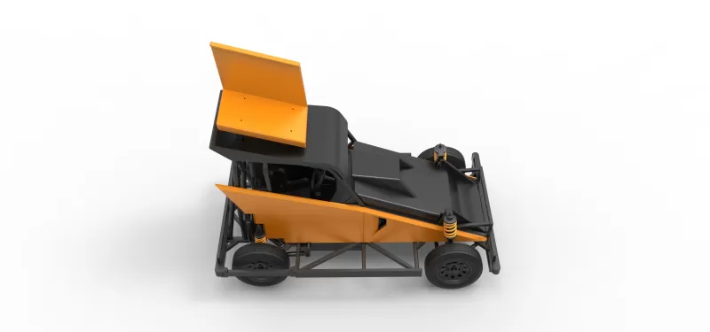 New Zealand Ministock car Version 2 Scale 1:25 - Model preview 20