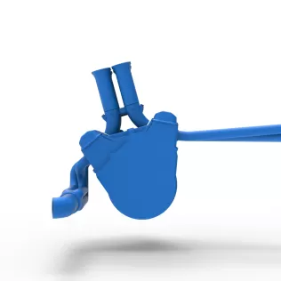 Engine V8 for Supermodified race car Version 5 Scale 1:25 - Model thumbnail 10