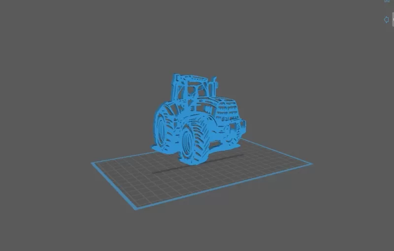 Tractor Case - IH Magnum 208 2011 Wall Art - Model preview 2