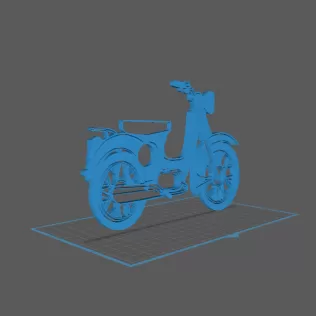 Honda - SuperCub Wall Art - Model thumbnail 1