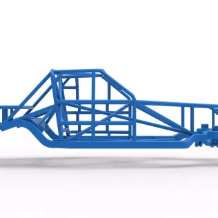 Frame of IMCA Stock car Scale 1:25 - Model thumbnail 14