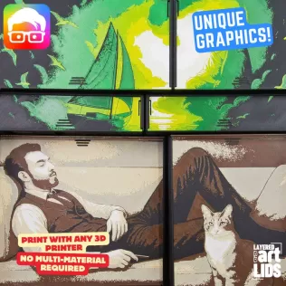 Unconscious Mind inc. Nightmares exp. board game organizer - Model thumbnail 3