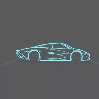 McLaren - Speedtail Wall Art