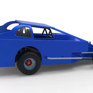 Northeast Dirt Modified stock car Version 2 Scale 1:25 - Model thumbnail 20