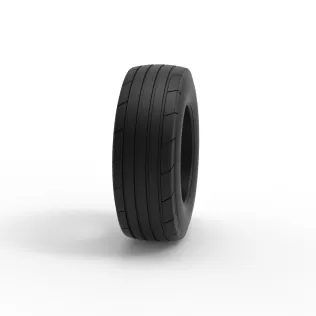 Tractor front tire 4 Scale 1:25 - Model thumbnail 3