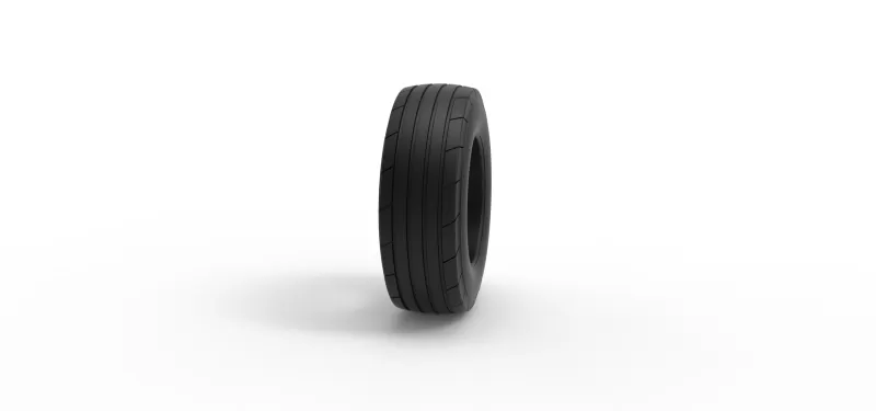 Tractor front tire 4 Scale 1:25 - Model preview 3