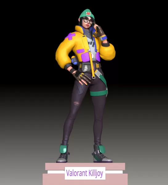 Valorant Killjoy FanArt - Model preview 2