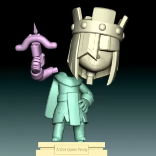 Archer Queen Penny - Model thumbnail 10
