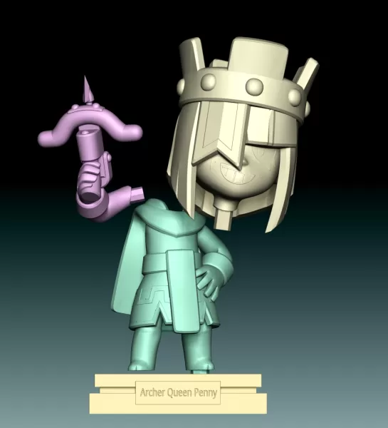 Archer Queen Penny - Model preview 10