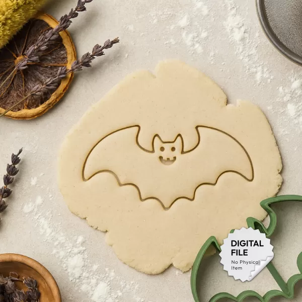 Halloween Bat Cookie Cutter, Halloween Surprise & Gift - Model preview 7