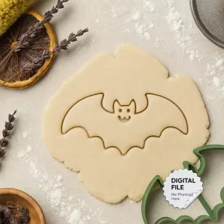 Halloween Bat Cookie Cutter, Halloween Surprise & Gift - Model thumbnail 7