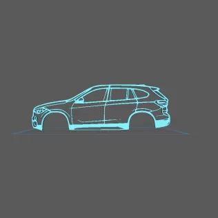BMW - X1 F48 2016 Wall Art