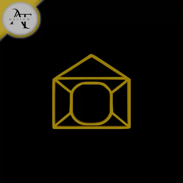 Simple Letter Symbol - 2D Art - Model preview 1