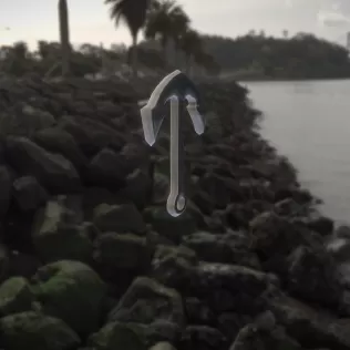 Hand Painted Anchor
