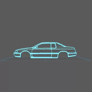 Cadillac - Eldorado 1993 Wall Art