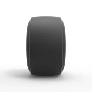 Rear wheel of Top fuel dragster Scale 1:25 - Model thumbnail 4