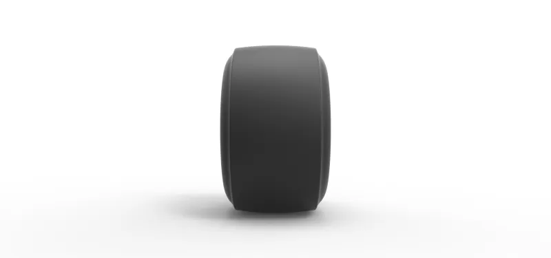 Rear wheel of Top fuel dragster Scale 1:25 - Model preview 4