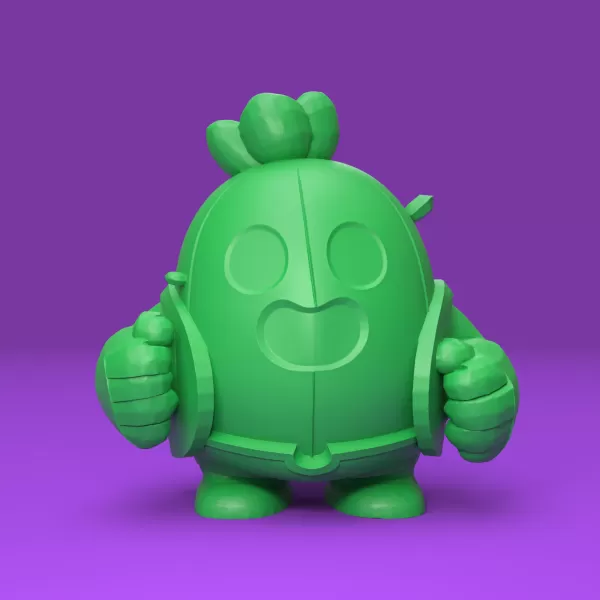 Spike (Original) - Brawl Stars - Model preview 3