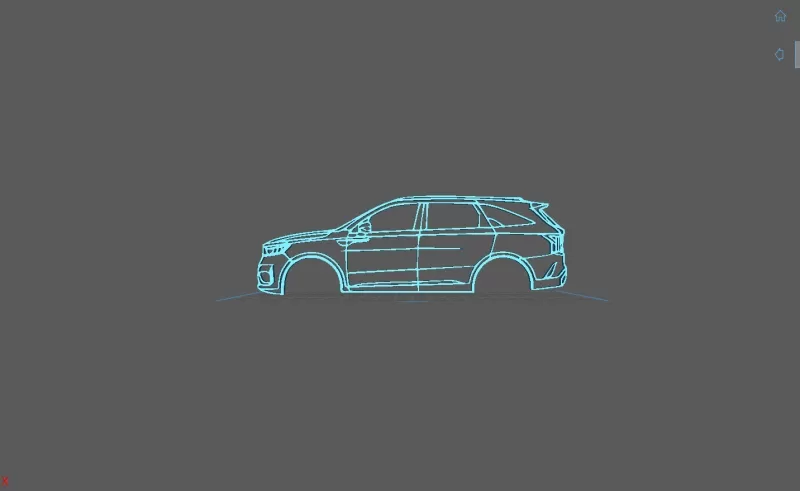 Kia - Sorento Wall Art - Model preview 1