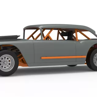 Vintage Dirt Modified stock car Version 9 Scale 1:25 - Model thumbnail 2