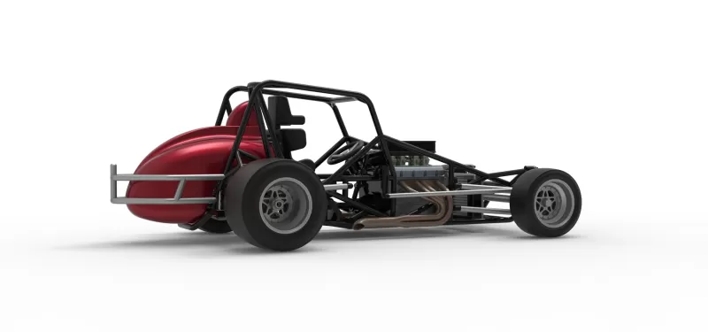 Pavement Silver Crown Car Base Version 3 Scale 1:25 - Model preview 21