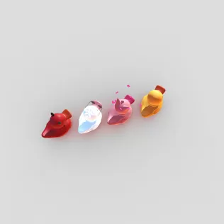 Cute Ducks Emoji - Model thumbnail 4