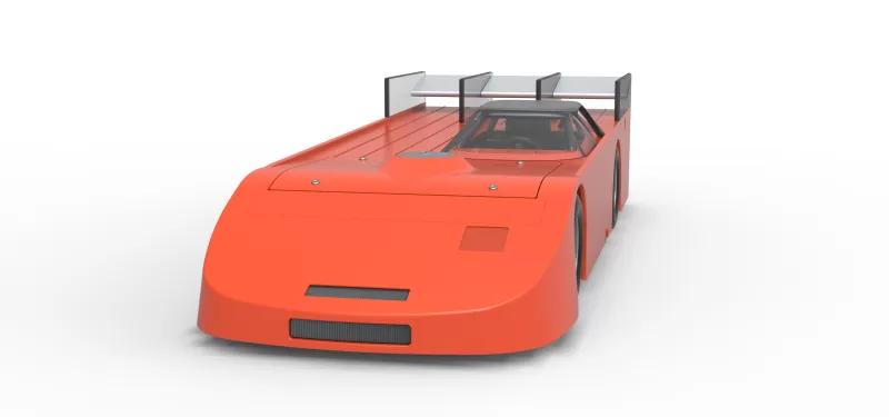 Vintage Asphalt Outlaw Super late model 1:25 - Model preview 5