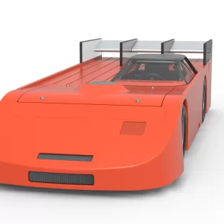 Vintage Asphalt Outlaw Super late model 1:25 - Model thumbnail 5