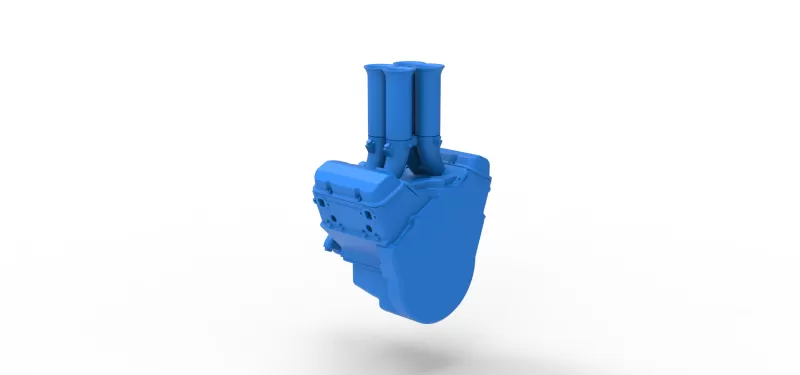 Engine V4 Scale 1:25 - Model preview 9